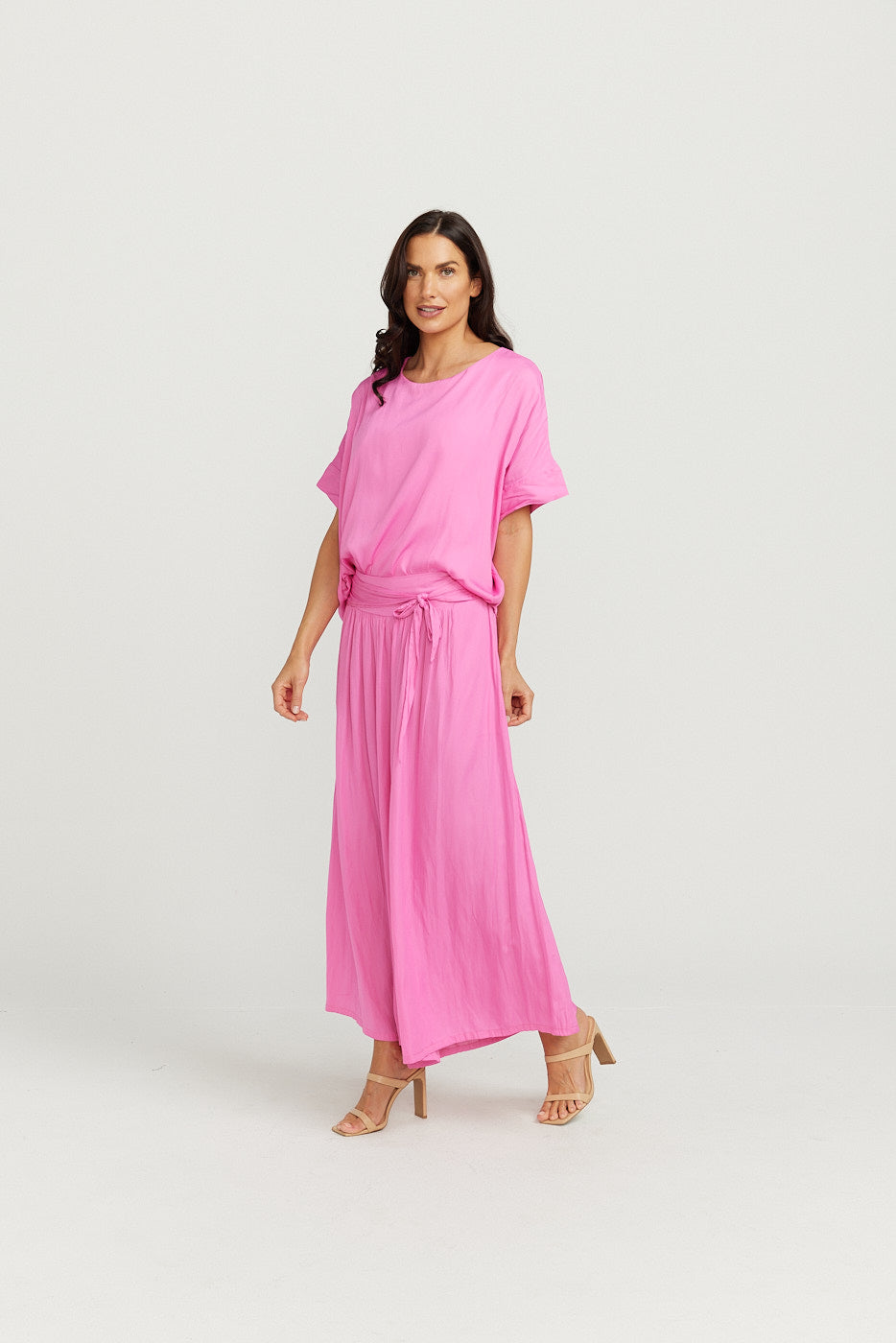 Round Neck Top - Pink