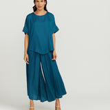 Round Neck Top - Teal