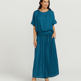 Round Neck Top - Teal