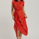 Frill Dress - Red