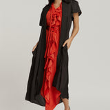 Frill Dress - Red