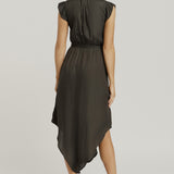 Frill Dress - Sage Green