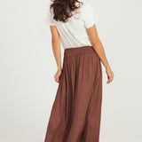 Skirt Pants - Chocolate Plum