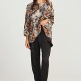 Top with tank attached - Batik Print