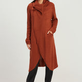 Waterfall Cardigan - Moroccan Red