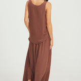 Skirt Pants - Chocolate Plum