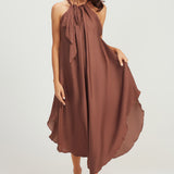 Multi Wearing Dress - Chocolate Plum