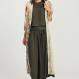 Maxi Kimono Jacket - Lotus Floral