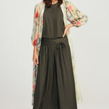 Maxi Kimono Jacket - Lotus Floral