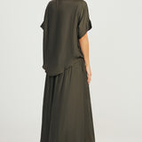 Round Neck Top - Sage Green