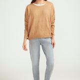 Crew Neck Sweater - Tan